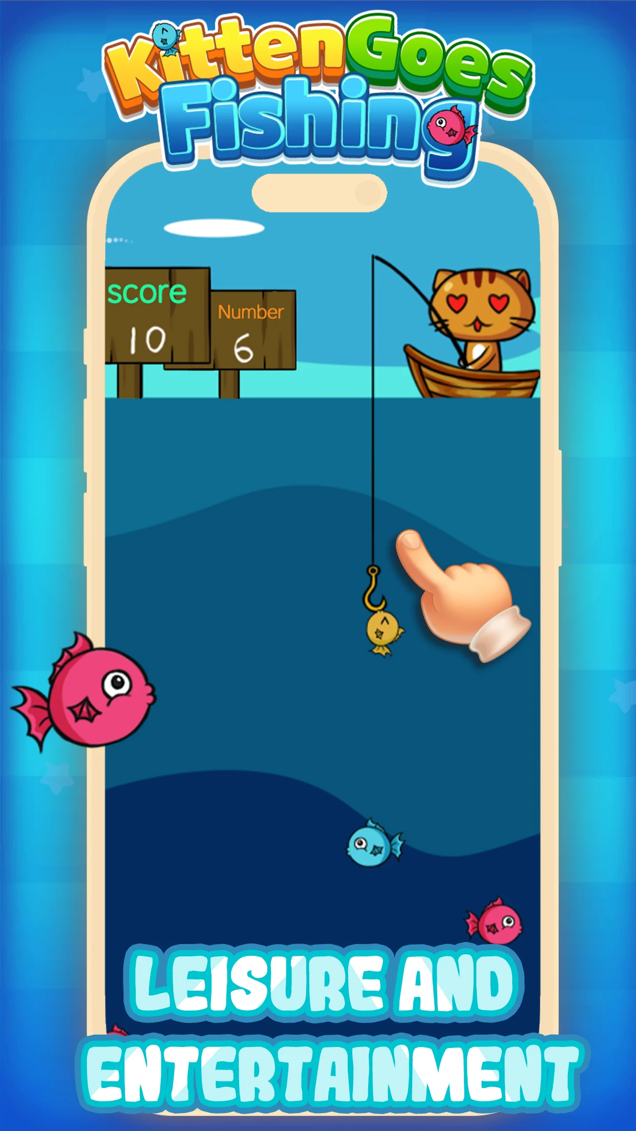 kitten goes fishing screenshot