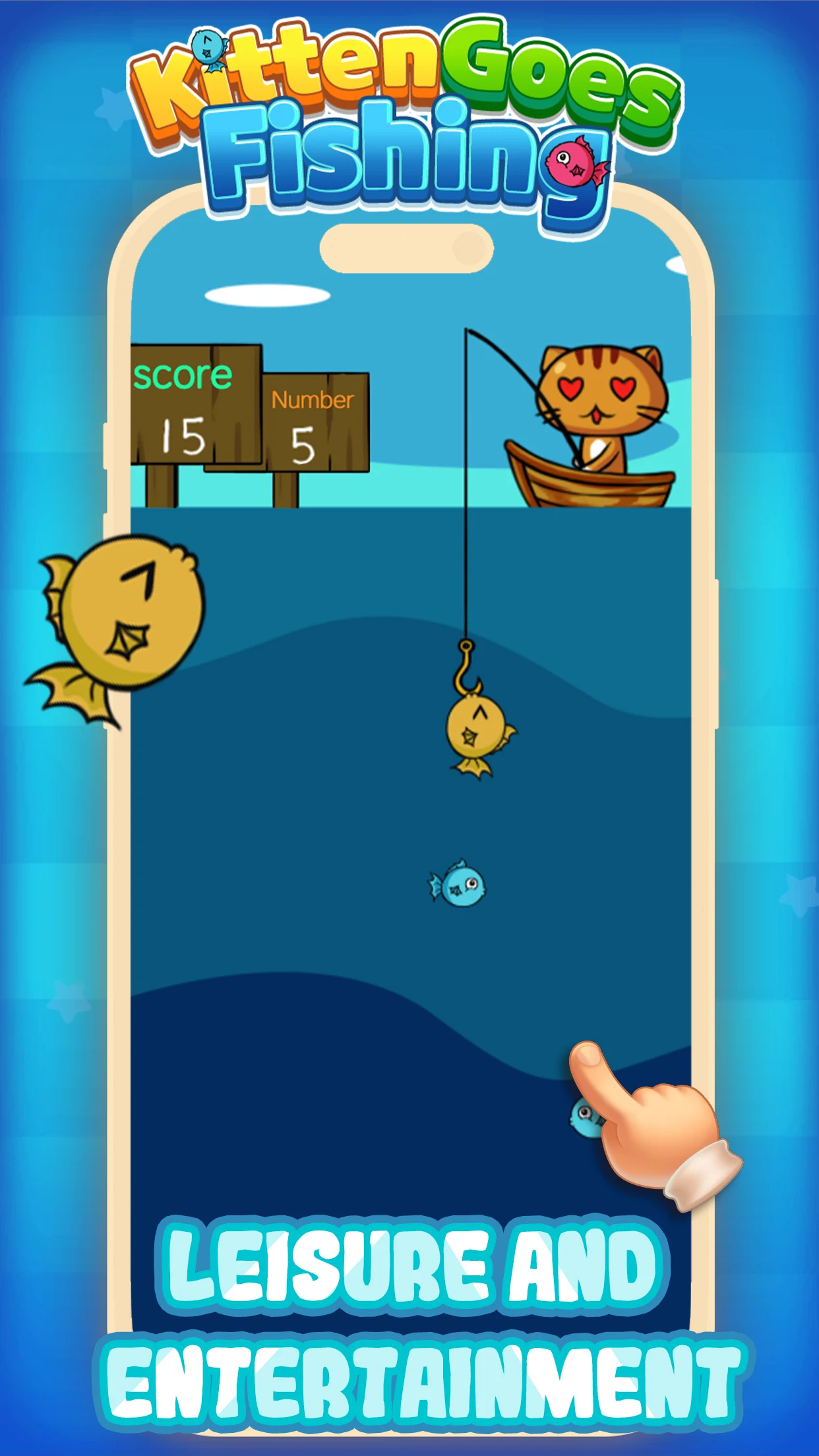 kitten goes fishing screenshot
