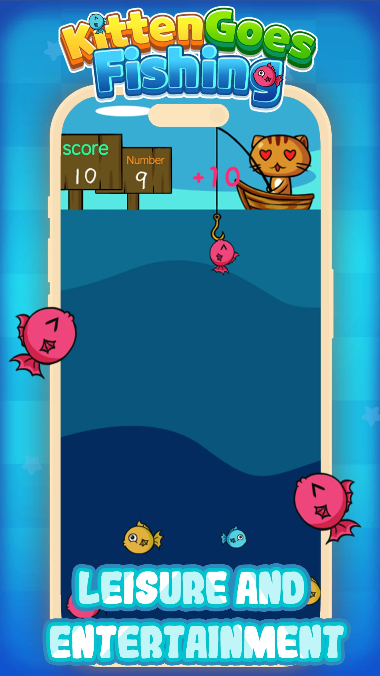 kitten goes fishing screenshot