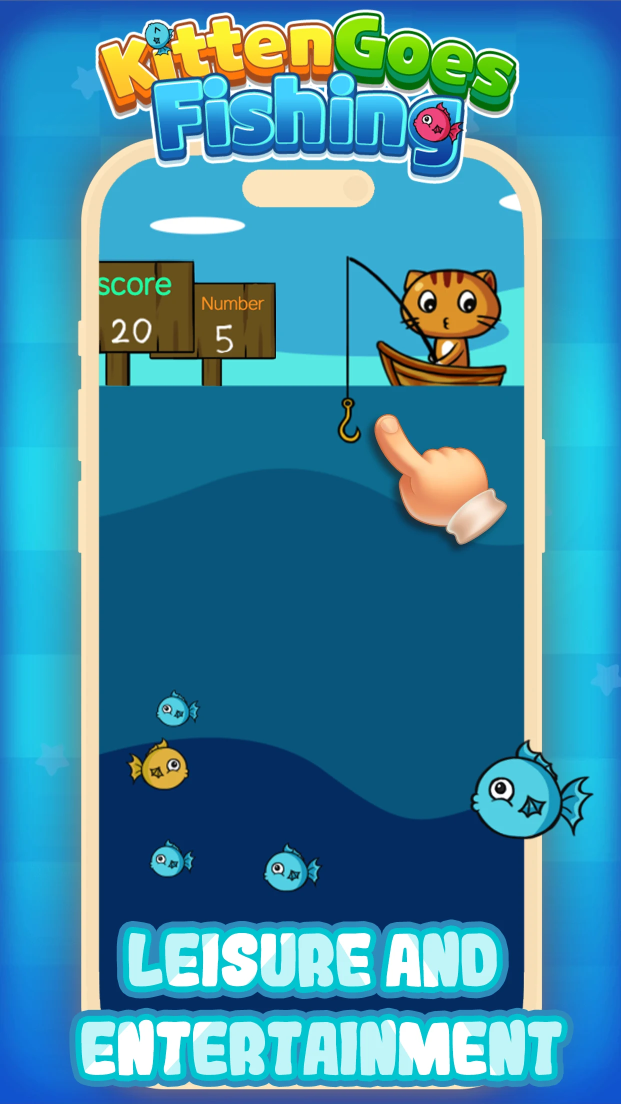 kitten goes fishing screenshot