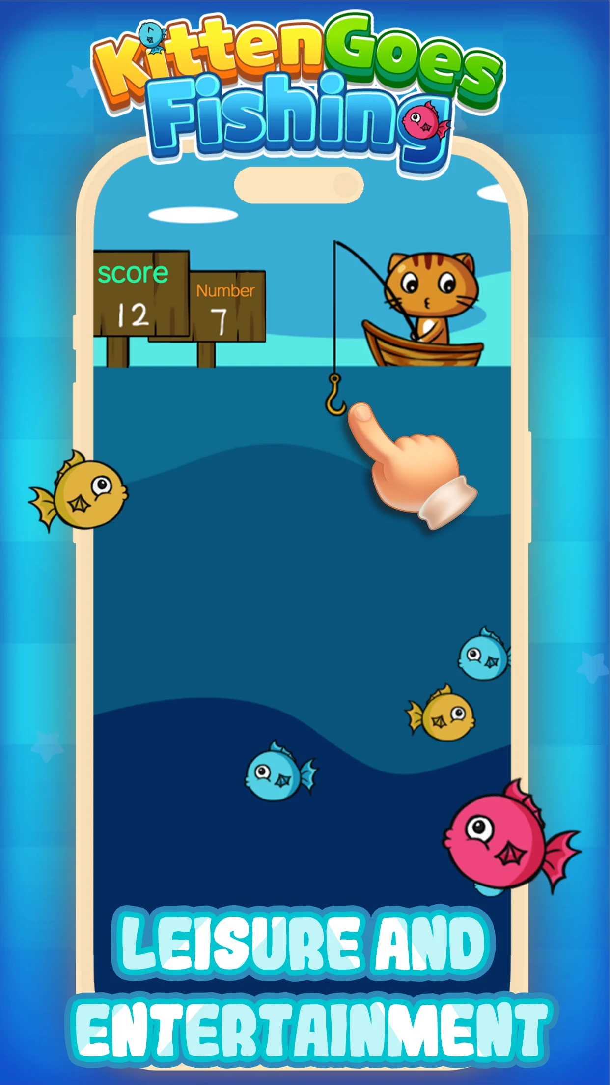 kitten goes fishing screenshot